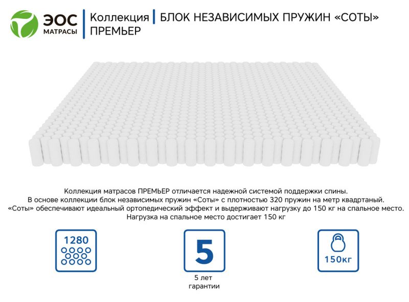 Матрас ЭОС Премьер Тип 13 Матрас ЭОС Премьер Тип 13